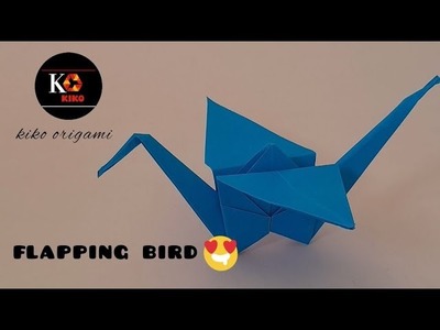 How To Make an Origami Flapping Bird - Easy Origami Intructions