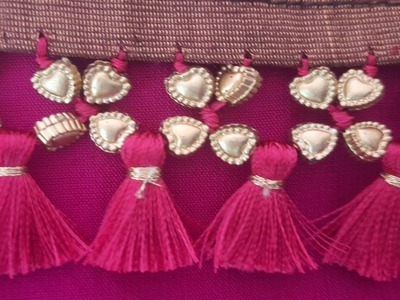 How to make Herat shape beads baby kuchu #vibhargi tussels.kannda.