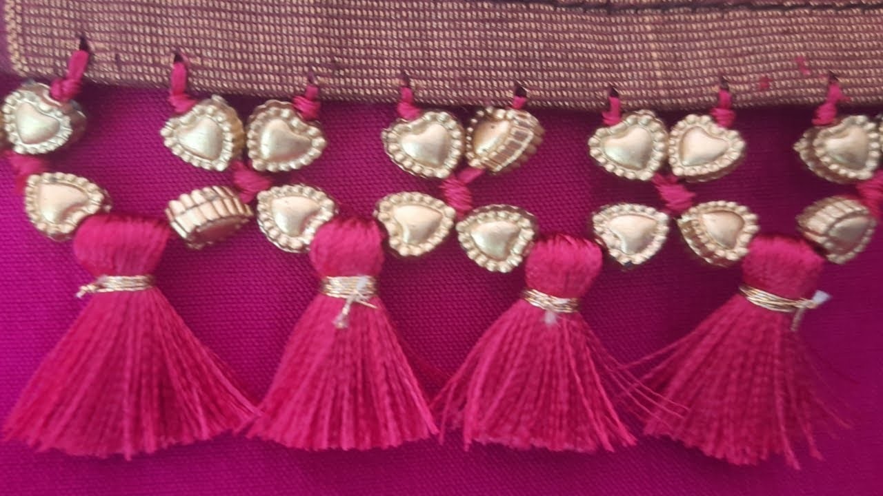 How to make Herat shape beads baby kuchu #vibhargi tussels.kannda.