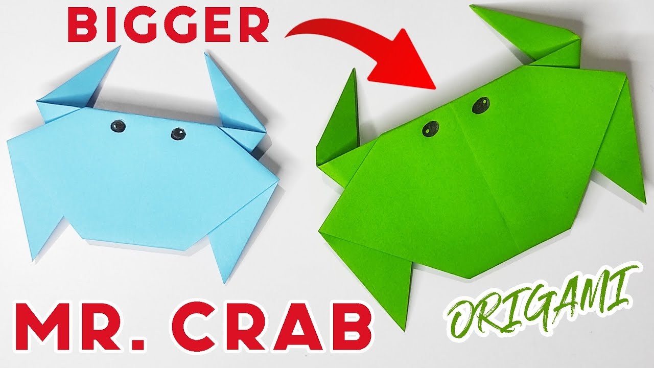 How to make Origami Crab Tutorial