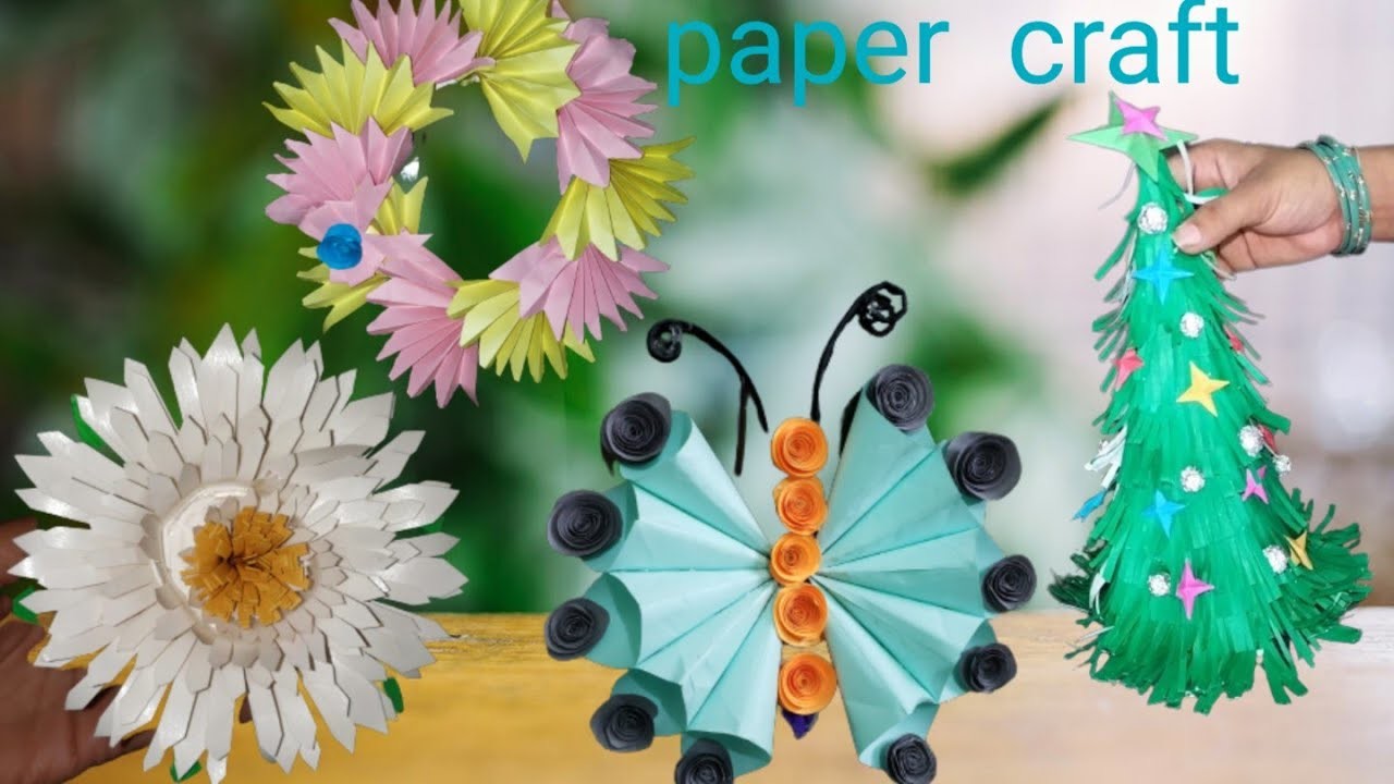 How to make paper craft making homemade paper craft