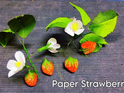 How to make Paper Strawberry. How to make Origami Strawberry. How to make Paper Fruits