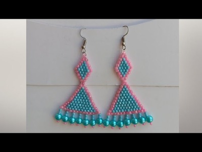 How To Make Seed Beads Earring At Home