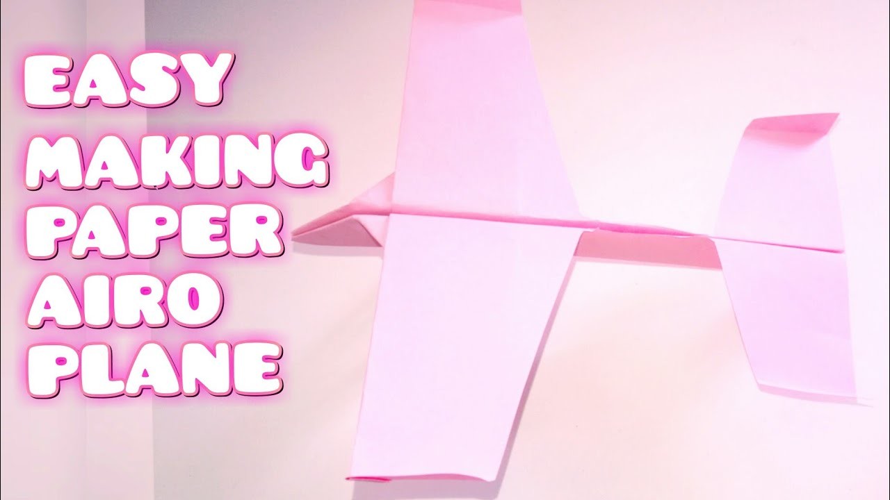 How to make Simple Aeroplane from paper || Aeroplane making ideas || 5 minutes craft