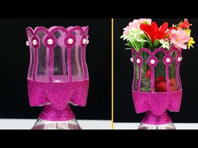 How to making Beautiful flower vase At home #crafts #5minutecrafts #diycrafts #flowervase #athome