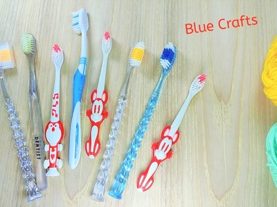 How To Reuse Old Waste Toothbrush At Home | Best Out Of Waste |  Life Hacks and DIY Crafts