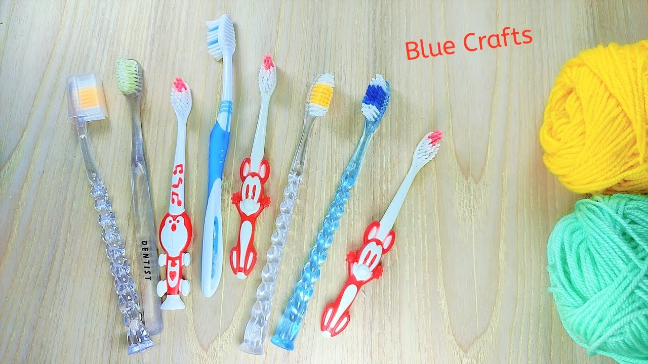 How To Reuse Old Waste Toothbrush At Home | Best Out Of Waste |  Life Hacks and DIY Crafts