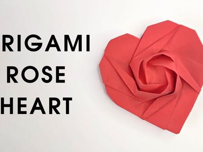 Origami ROSE HEART by Stefan Brinkmann | Paper rose heart