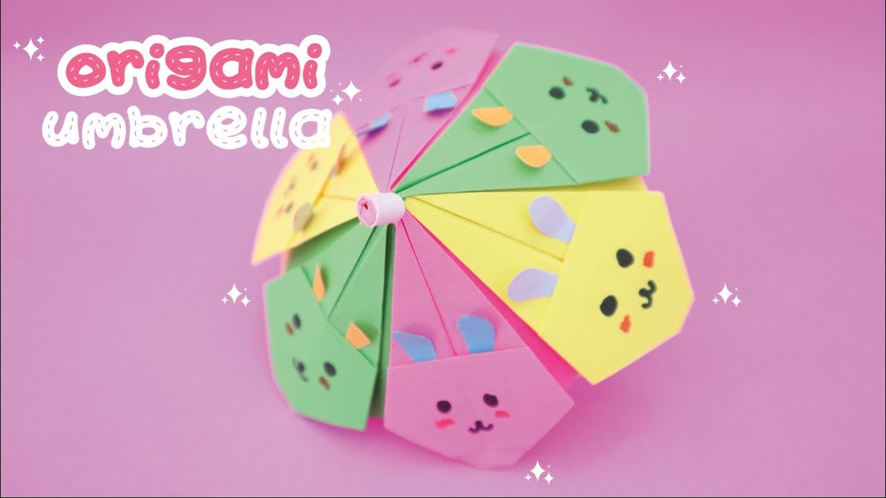 Origami Umbrella Step by Step Easy Instructions