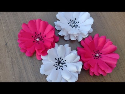 Paper flower Making Esay at Home||Home decor||paper craft ideas