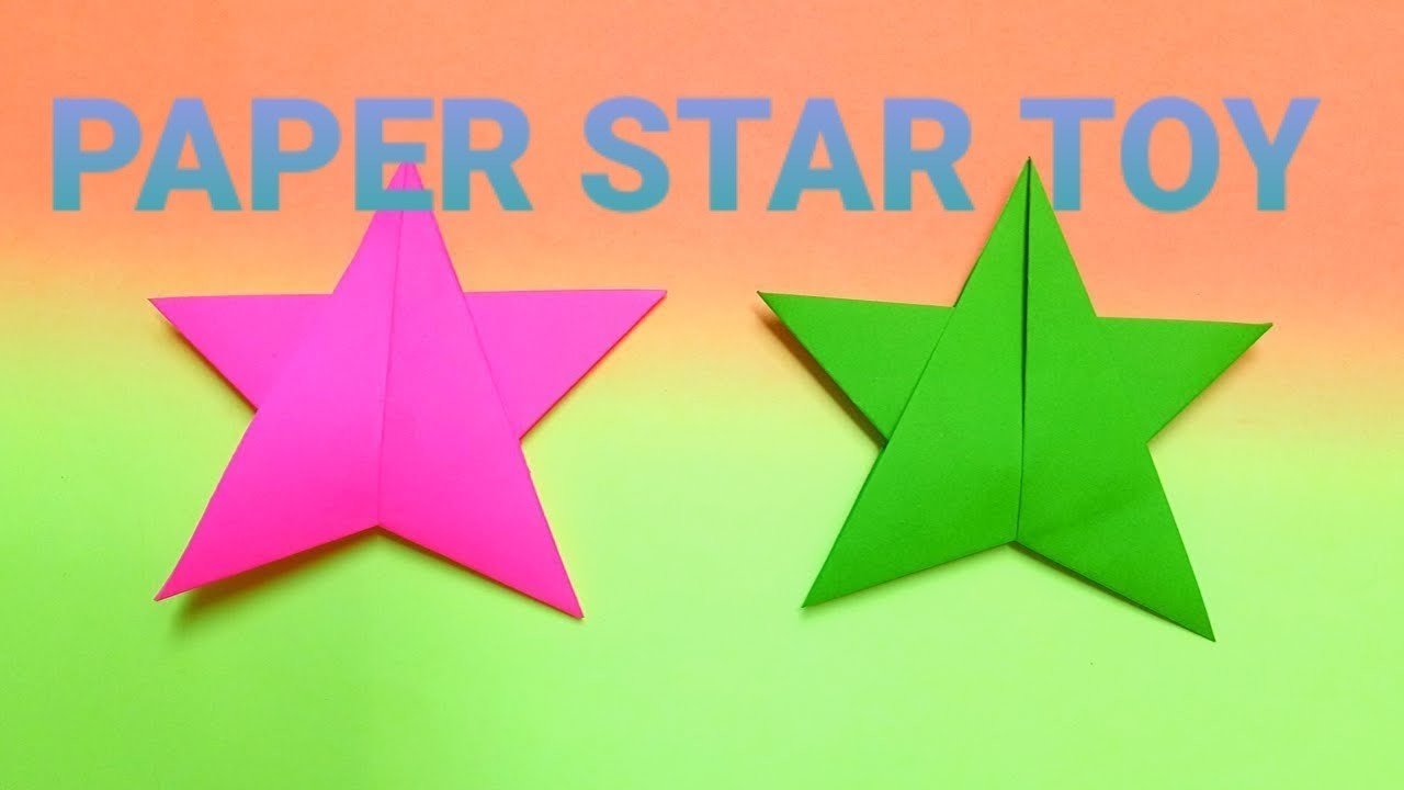 Paper star toy@EasyPaperOrigami
