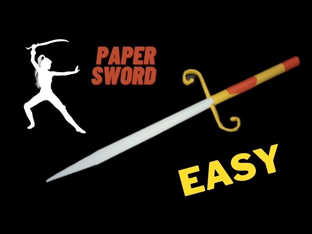 Paper Sword Making, How to Make a Paper Sword, Paper Weapons