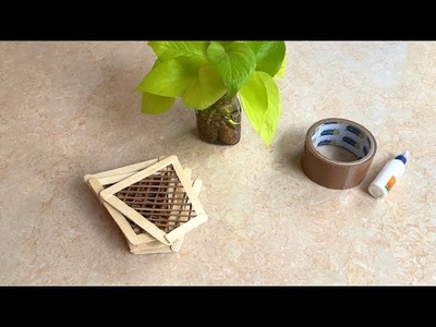 Popsicle Craft | DIY basket making | Ice cream stick crafts