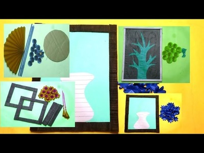 4 diy paper wall decor ideas for home decoration, #diy