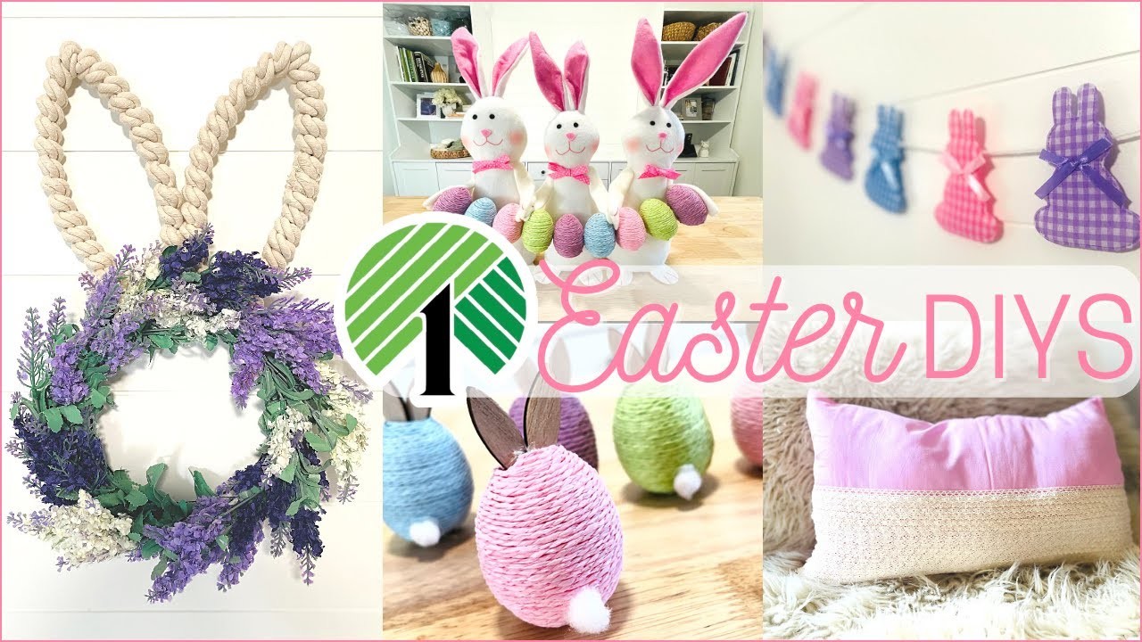 ???? 5 *NEW* Quick and Easy Dollar Tree Easter DIYs