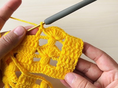 ???? ⚡️amazing beautiful crochet very easy baby blanket. for beginners online tutorial