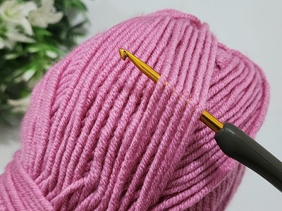 AMAZING! TOTAL 2 ROW - FANTASTIC BEAUTY! Crochet for beginners!. Crochet baby blanket