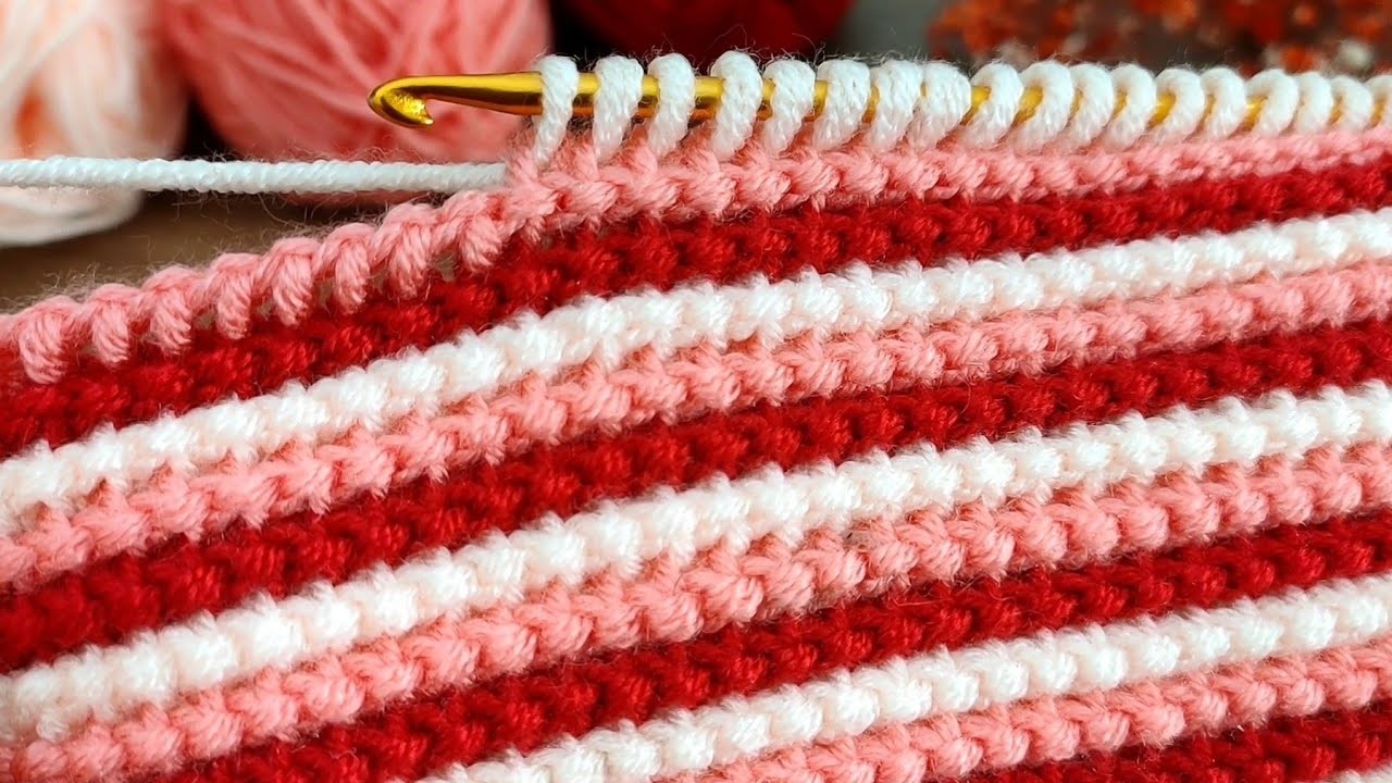 ????✨ amazing ????✨ very easy tunisian Crochet baby blanket for Beginners online tutorial ????