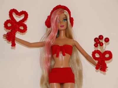 Barbie Doll Makeover Transformation   DIY Miniature Ideas for Barbie   Dress, and More #valentine