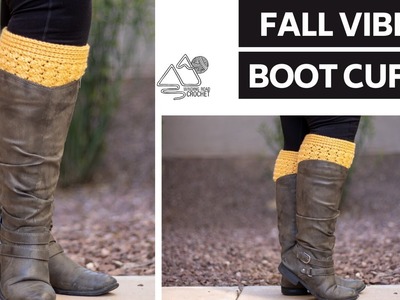 CROCHET: Fall Crochet Boot Cuffs, Sizes Child - Adult, QUICK and EASY crochet boot cuff pattern