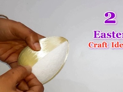 DIY 2 Easy Easter decoration idea with simple materials| DIY Affordable Easter craft idea????36