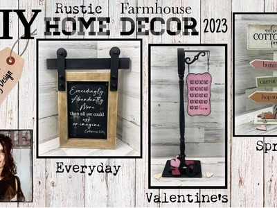 DIY Rustic Farmhouse Decor | DIY Valentines Farmhouse Decor | DIY Spring.Farmhouse Easter Decor 2023