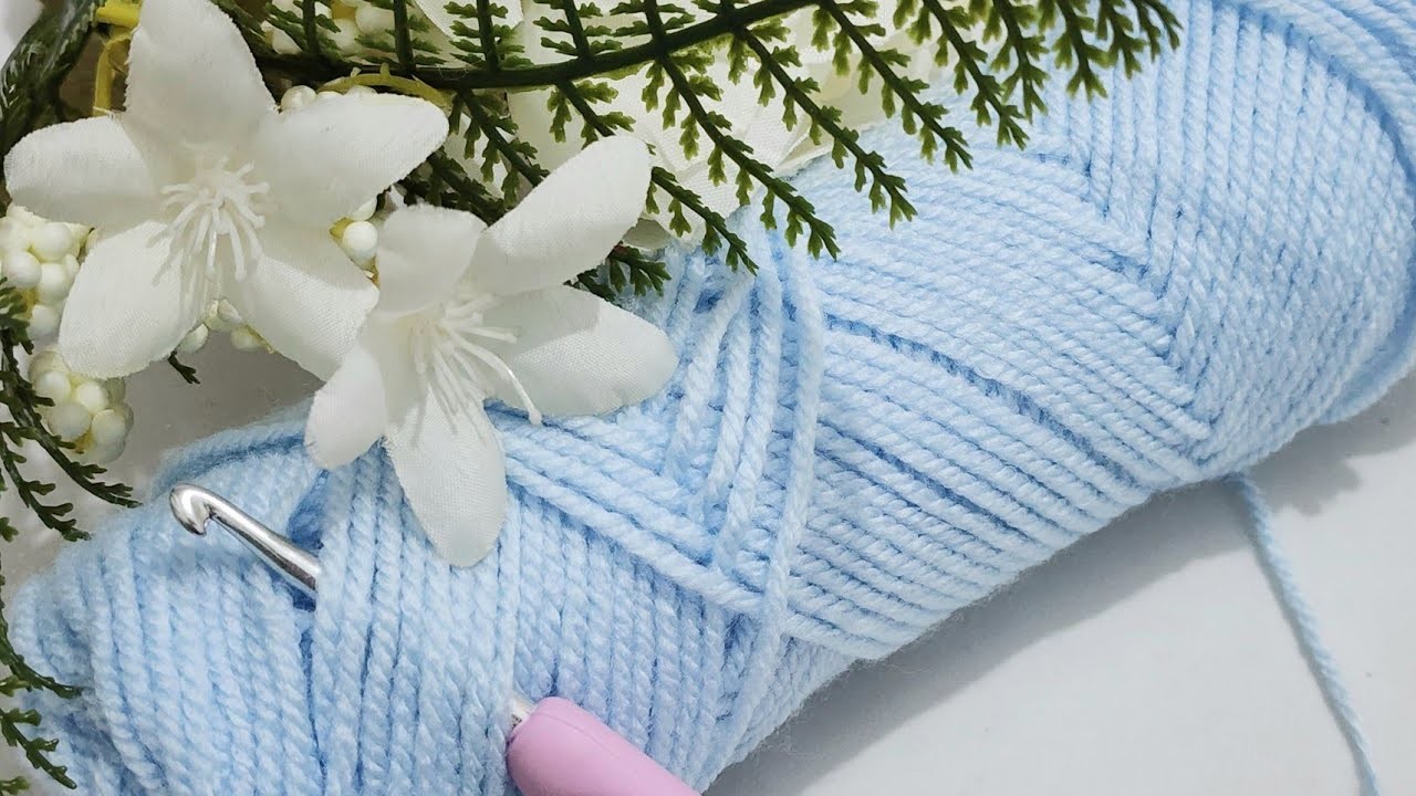 Easy crochet pattern tutorial baby blanket for beginners! Tığ işi