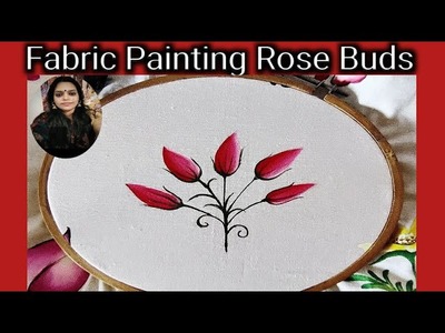 Easy Rose Buds | Fabric Painting @reenasinghcreations1021