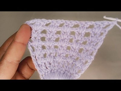 Easy Tunisian pattern ???? online tutorial for Beginners***perfect for headband baby blanket vest**????
