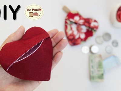 EP.1 Valentine Gift ideas | DIY Cute Heart Pouch