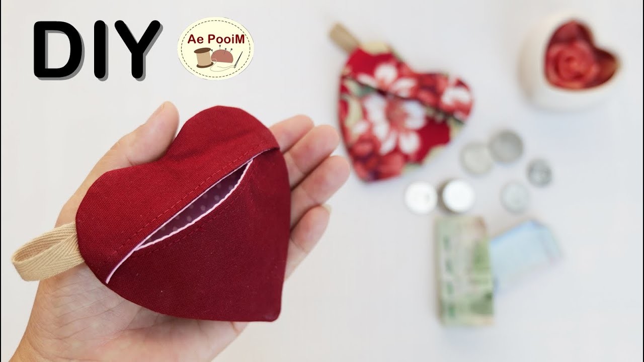 EP.1 Valentine Gift ideas | DIY Cute Heart Pouch