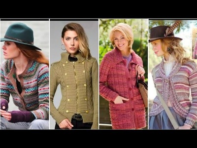 Gorgeous and Trendy crochet knitting cardigan jumper jacket sweater designs for girls & wome 2023