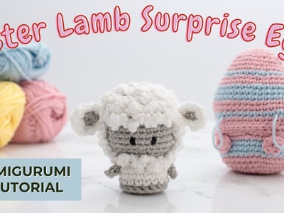 How to crochet a lamb | Easter Lamb amigurumi free pattern