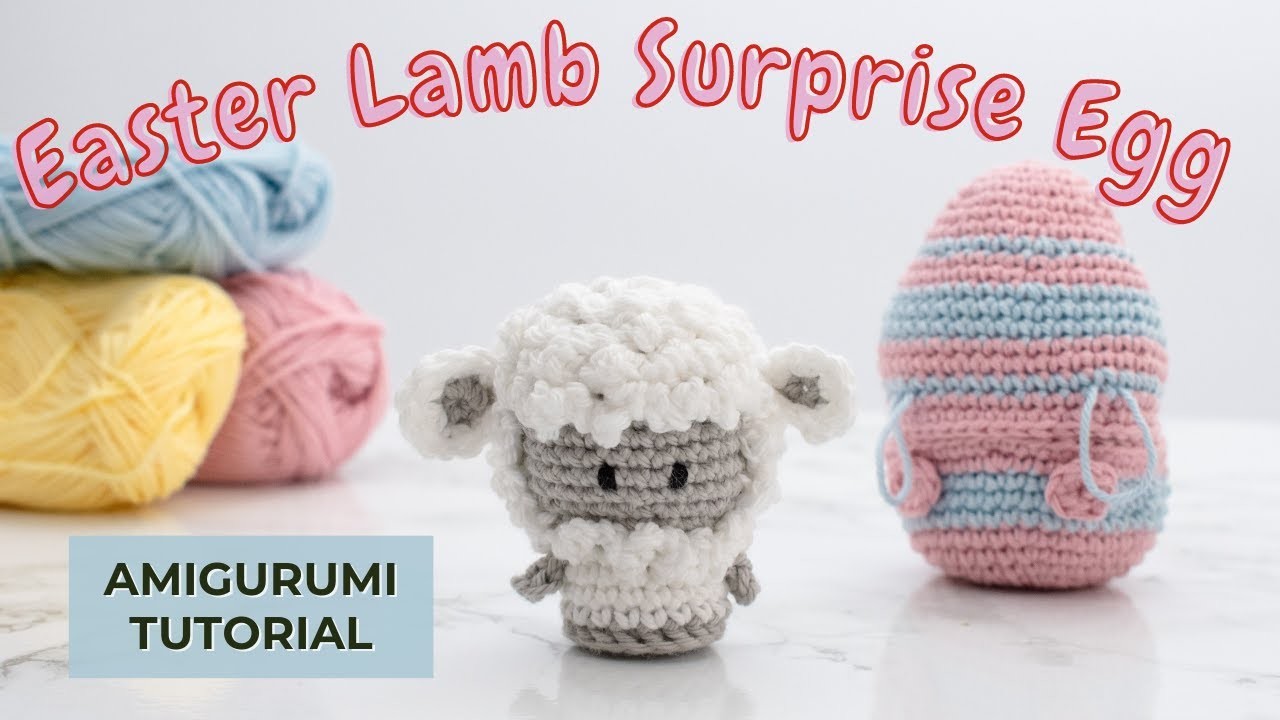 How to crochet a lamb | Easter Lamb amigurumi free pattern
