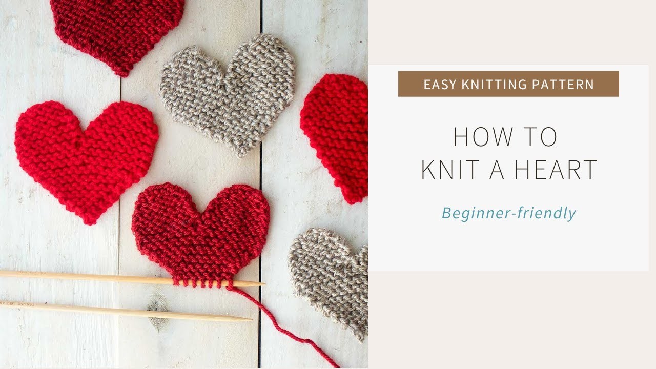 How to Knit a Heart Shape