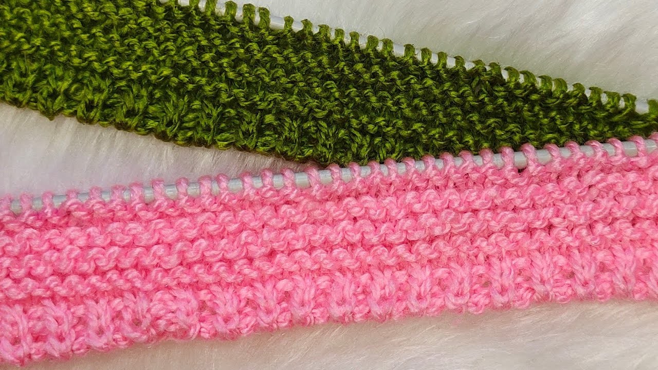 How to knit easy and beautiful border