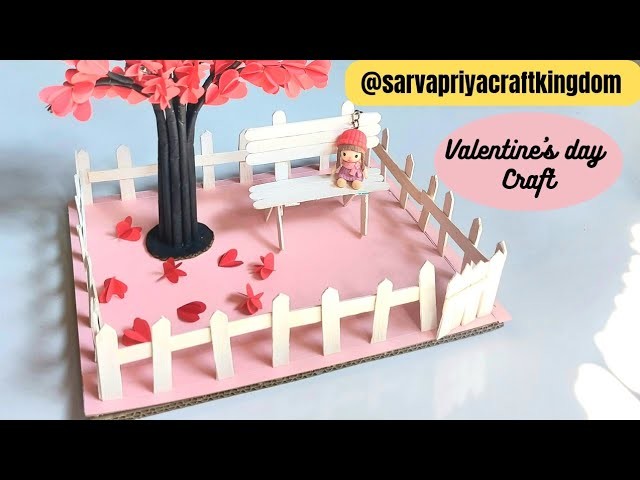 How to make a tree. valentine's day DIY Craft. love tree ♥️ #craft #valentinesday #diy #homedecor
