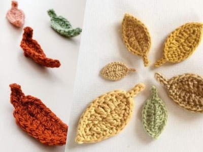 INCREDIBLE????You'll love With This Trend Crochet Idea???? Leaf knitting