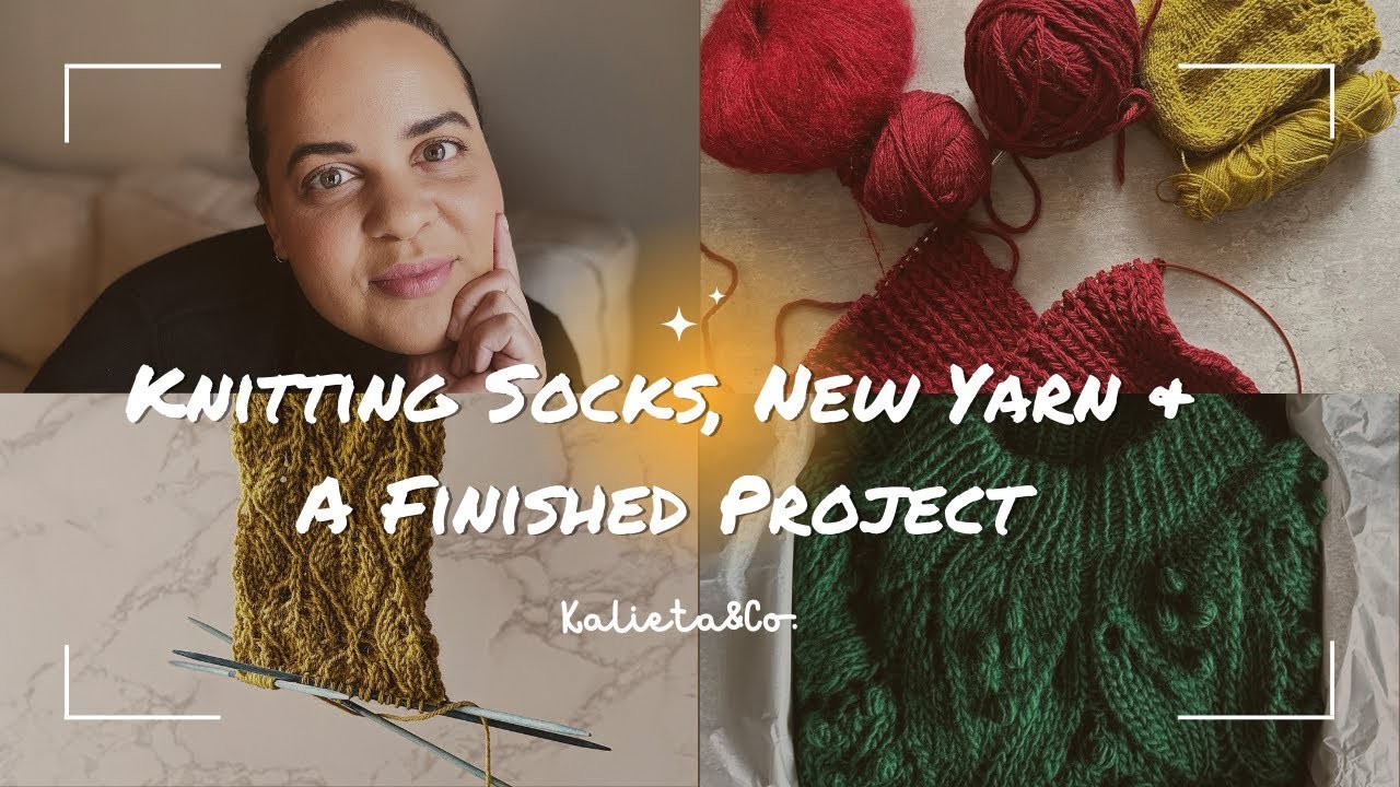 Kalieta&Co #2: Knitting socks, new yarn, and a finished project.