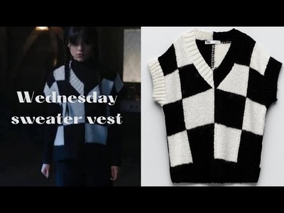 Knit Wednesday sweater vest