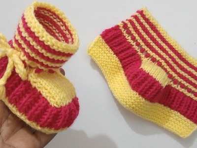 Knitting Baby Booties , Socks , Shoes