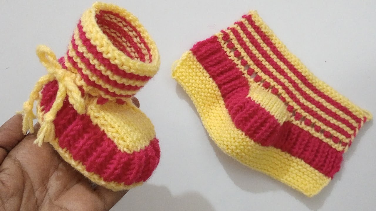 Knitting Baby Booties , Socks , Shoes