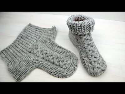 Ladies socks | Single color Knitting socks | 7 no. easy socks Knitting | Purple Kreations