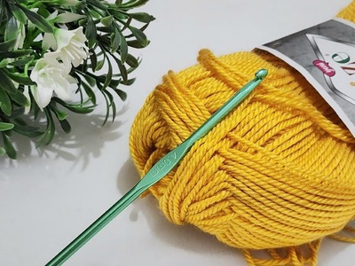 Looks Perfect! Really simple and Easy crochet Stitch! Only 2 Lines! New Crochet pattern,