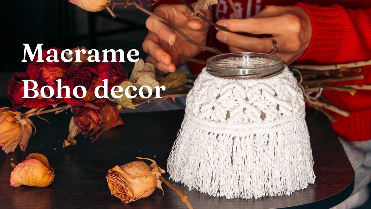 Macrame ideas for a boho style home | DIY Macrame art and craft