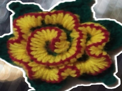 New crochet flower ???? design very beautiful, simple and easy design #creativeworld#thalposh#flower ||