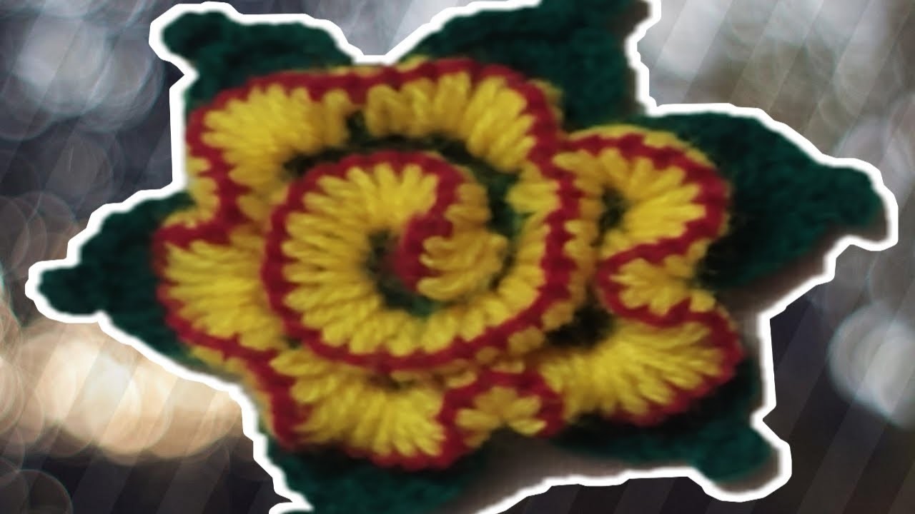 New crochet flower ???? design very beautiful, simple and easy design #creativeworld#thalposh#flower ||