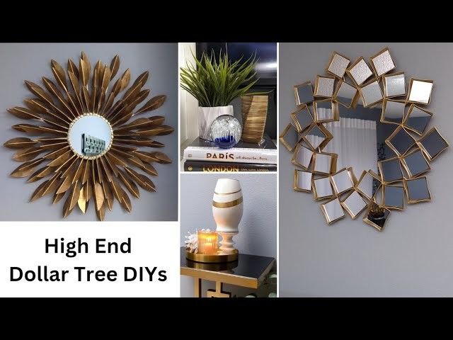 New Dollar Tree DIY's High End Home Decor Project Ideas