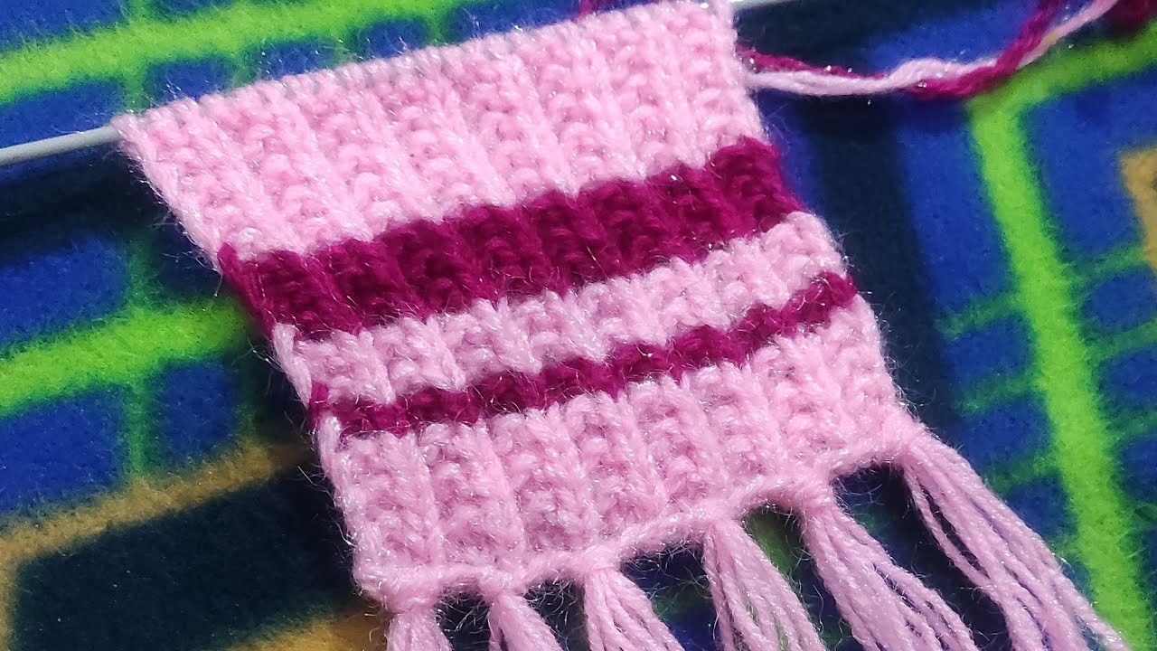 New knitting pattern for sweater, stole, muffler, shawl,scarf #beenakiduniya