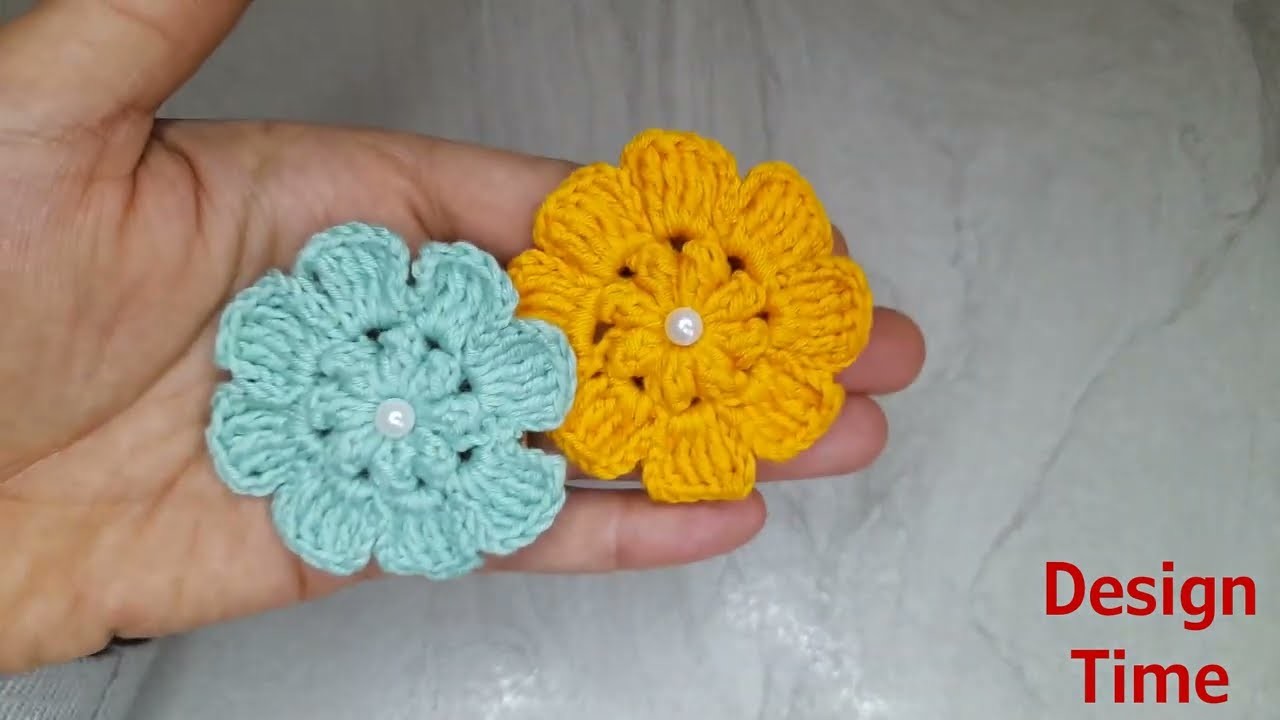 PERFECT???? crochet knitting flower making #tutorial  #crochet  #flowercrochet   #knitting